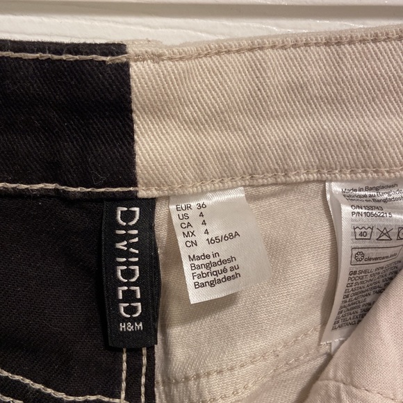 90’s Straight Baggy High Twill Pants h&m - Picture 3 of 4